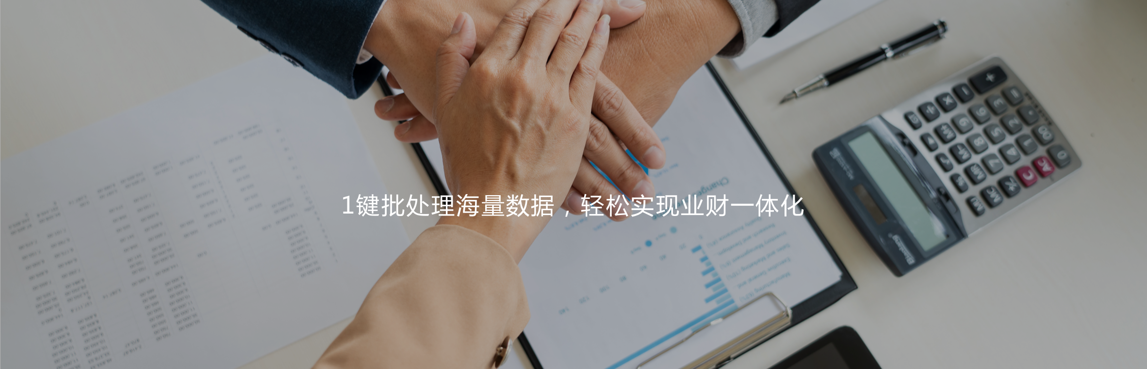 1鍵批處理海量數(shù)據(jù)，輕松實(shí)現(xiàn)業(yè)財(cái)一體化
